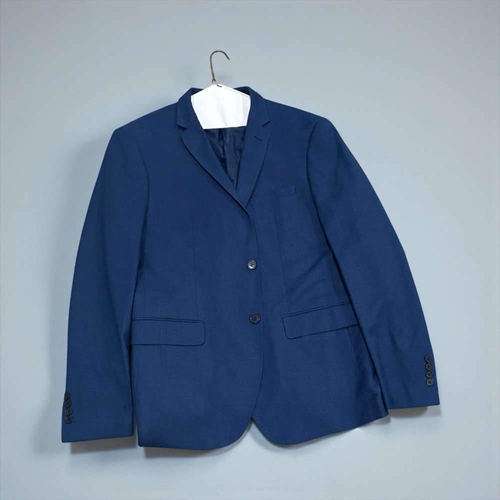 Lineage Men’s Blue Dress Sports Coat Blazer-size 44L